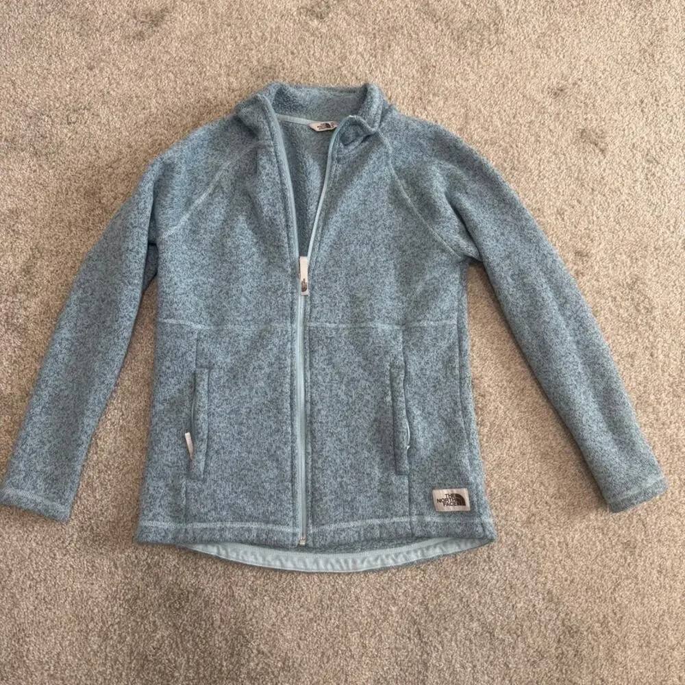 The North Face large 14 16 girls full zip fleece jacket C 3158